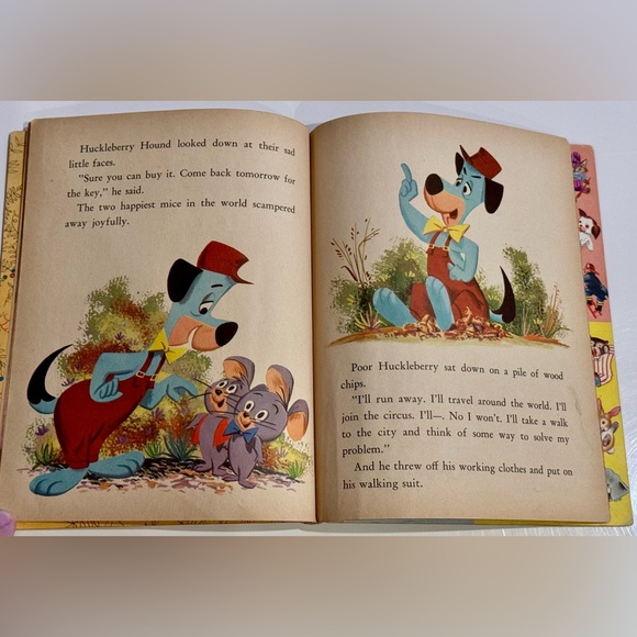 Vintage 1959 Little Golden Book- Huckleberry Hound Builds a House “B” print VGC - Picture 9 of 16
